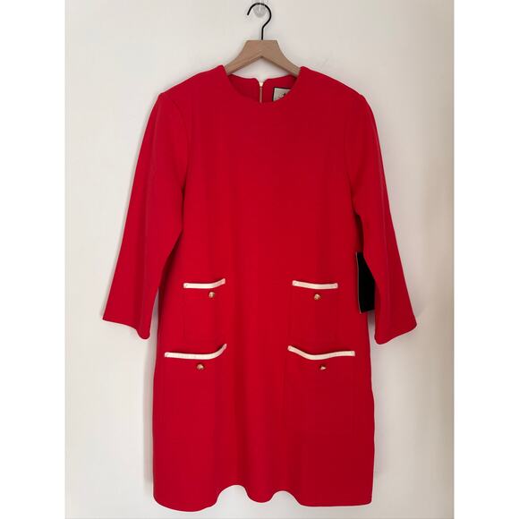TUCKERNUCK Francoise Red Mod Shift Dress - XL NWT - Picture 1 of 7